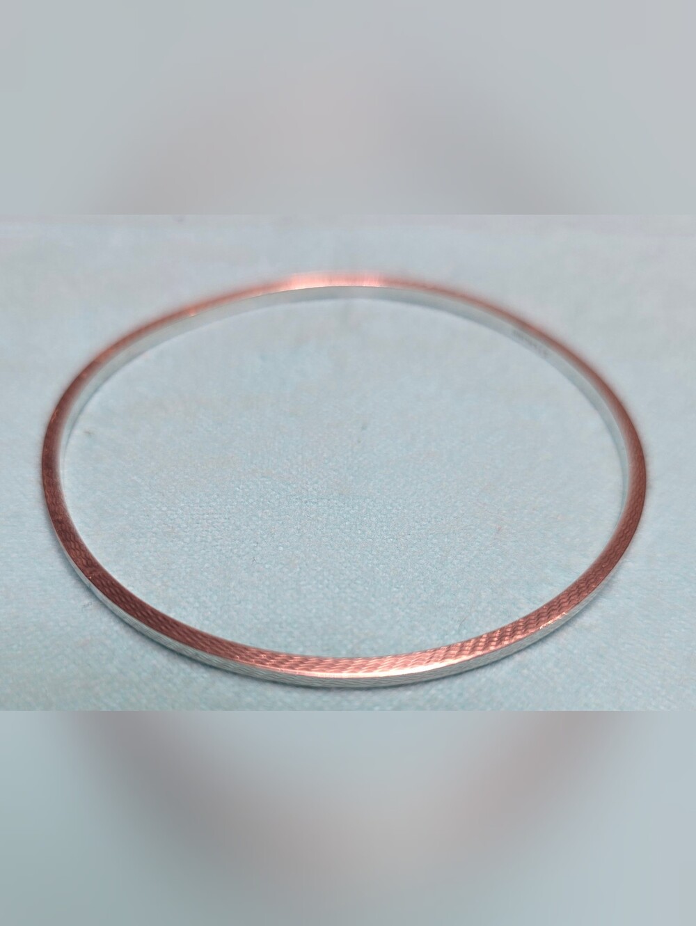 MINIMALIST STERLING SILVER 925 BANGLE BRACELET